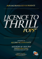 License to Thrill Pops at Thornden Hall